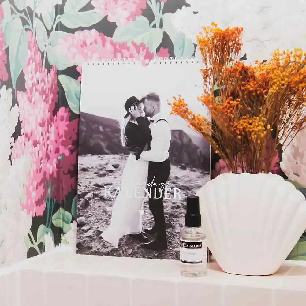 kalender trouwfoto's zelf maken