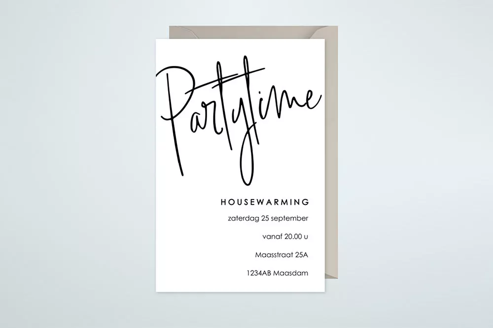 tafelsetting housewarming