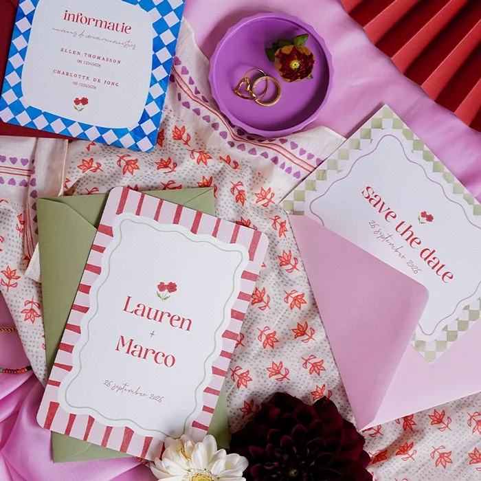 trouwkaarten sets