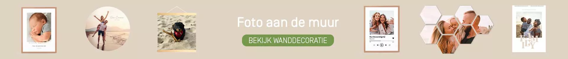 banner wanddecoratie foto