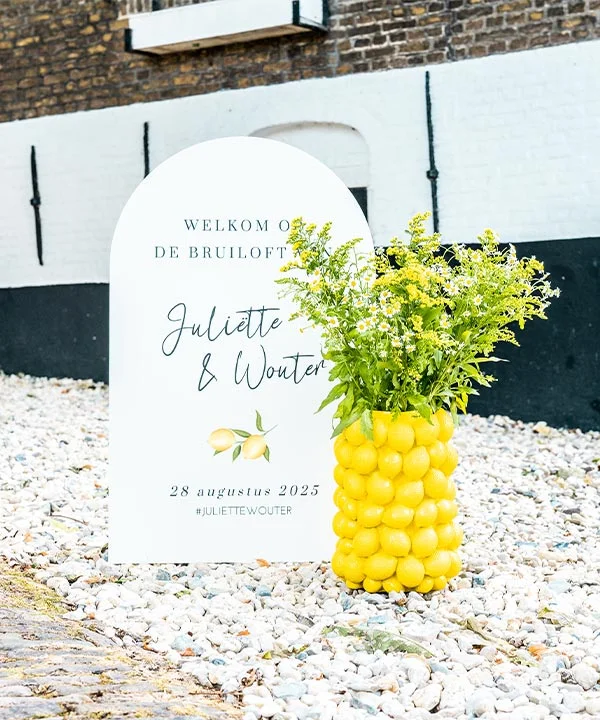 Bruiloftdecoratie