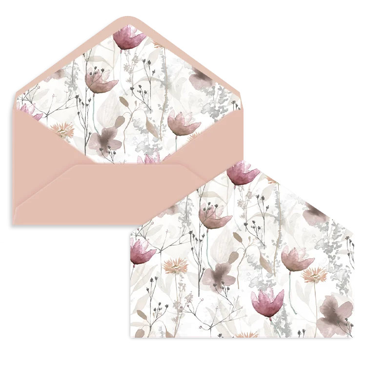 Inlay bloemen vintage