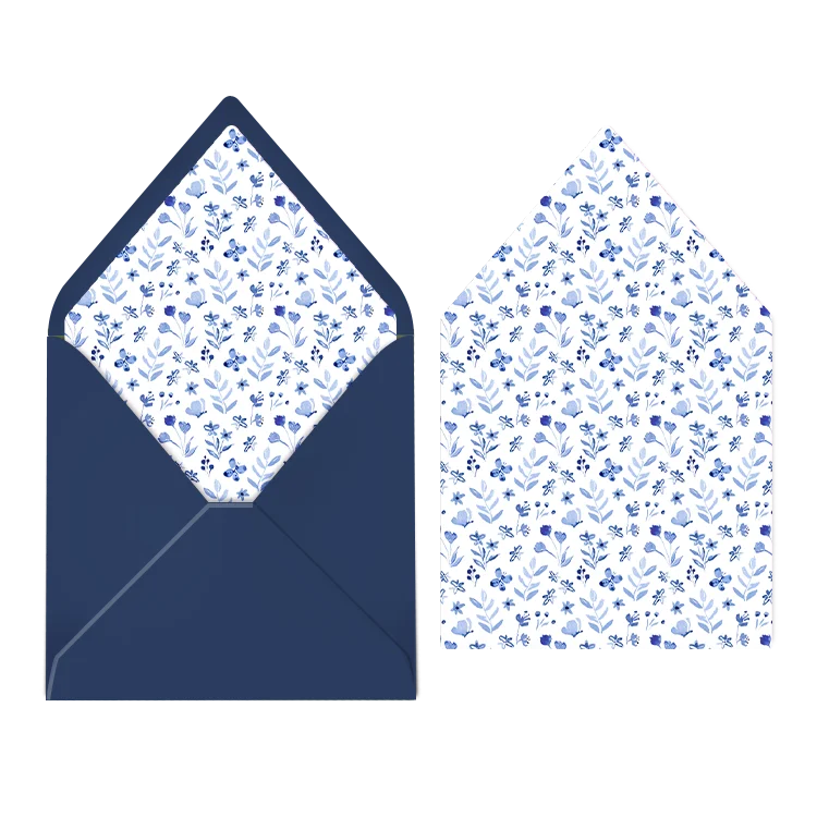 Inlay Delfts Blauw patroon