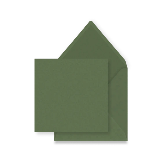 Donkergroene envelop