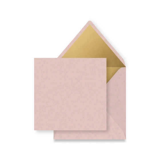 Envelop inlay oudroze