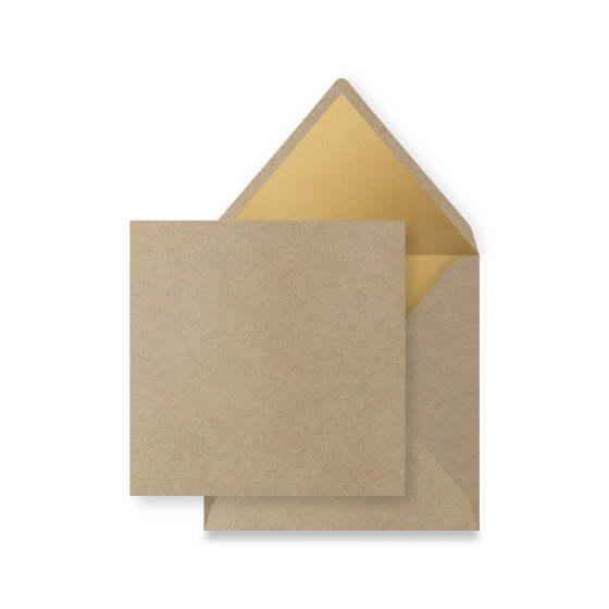 Envelop inlay goud