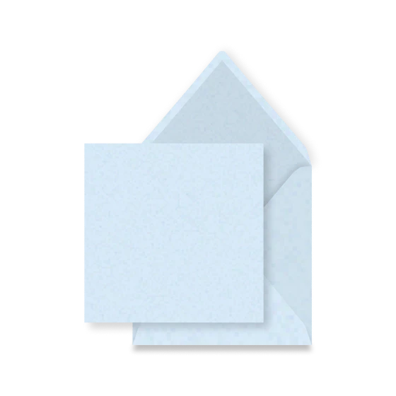 Lichtblauwe envelop