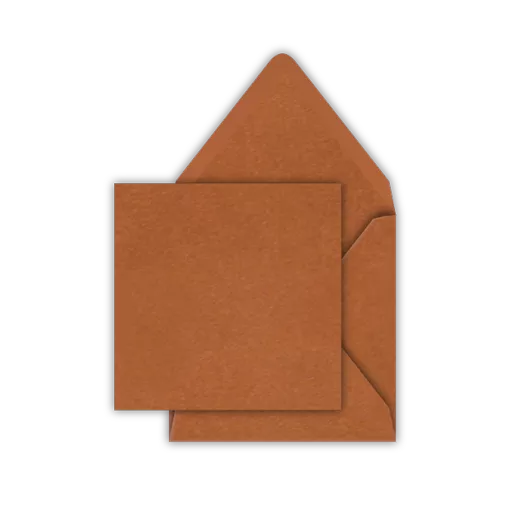Metallic brons envelop