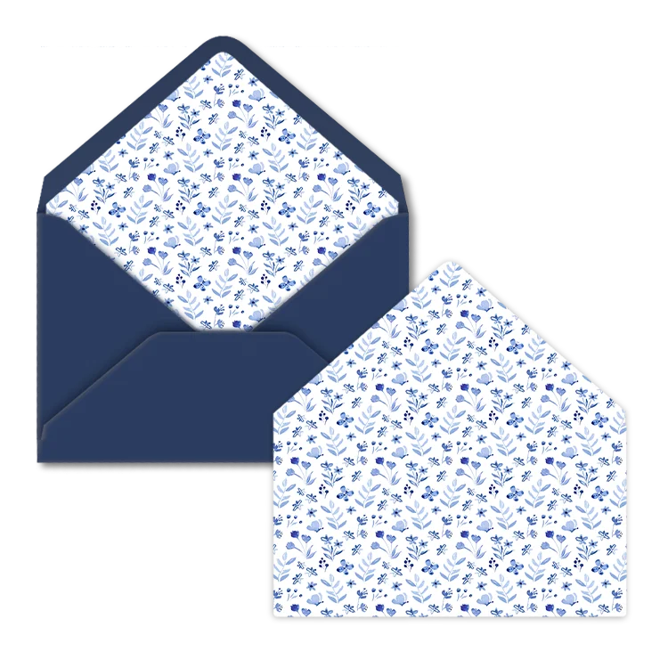 Inlay Delfts Blauw patroon