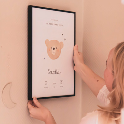 Poster babykamer