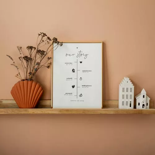 Poster huwelijkscadeau