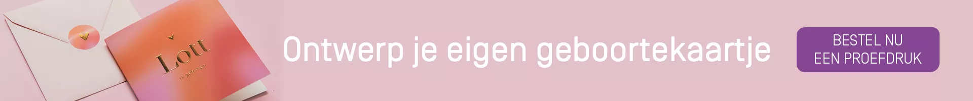 banner geboortekaartjes