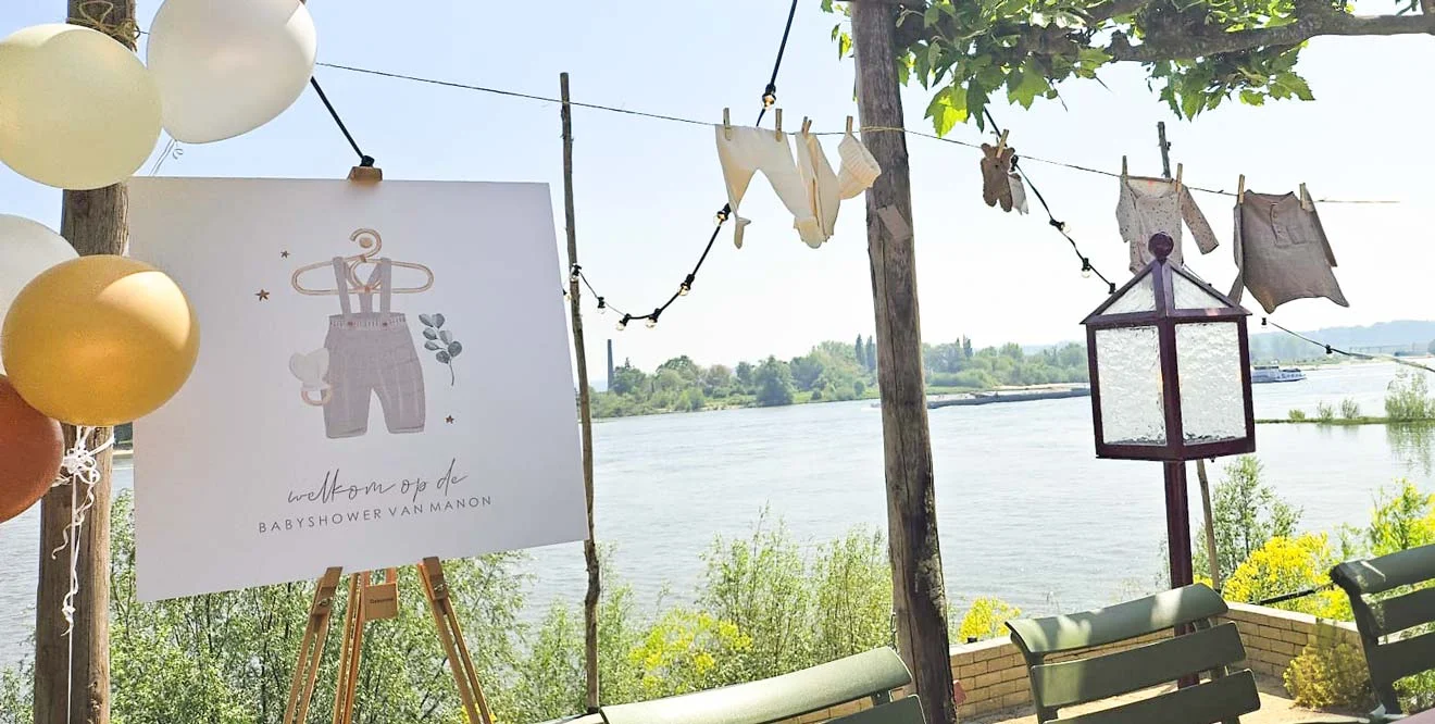 babyshower versiering