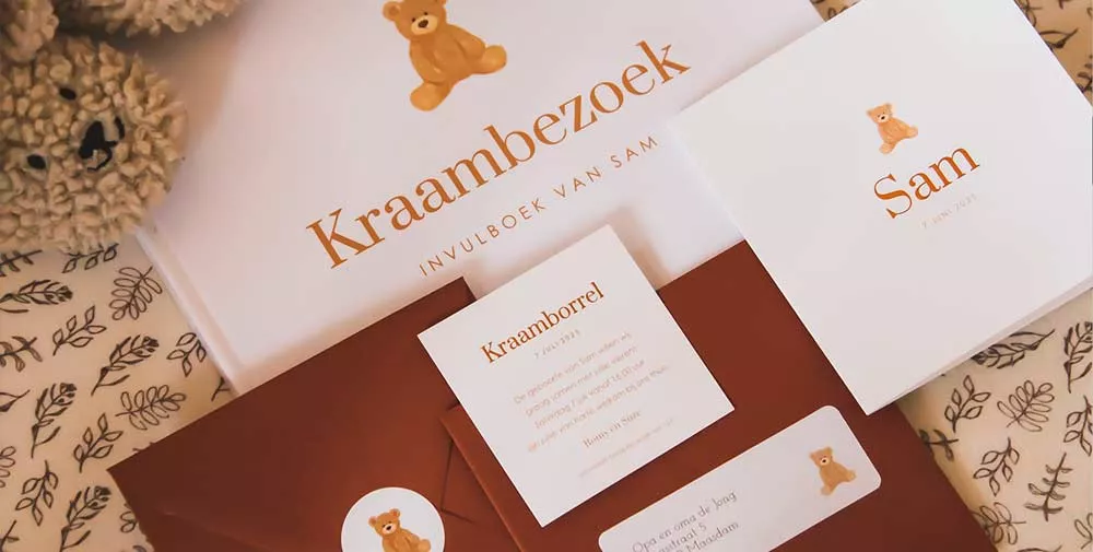 geboortekaartjes set