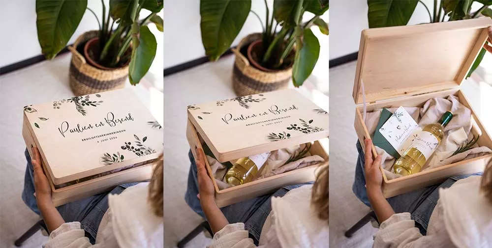 wedding memory box