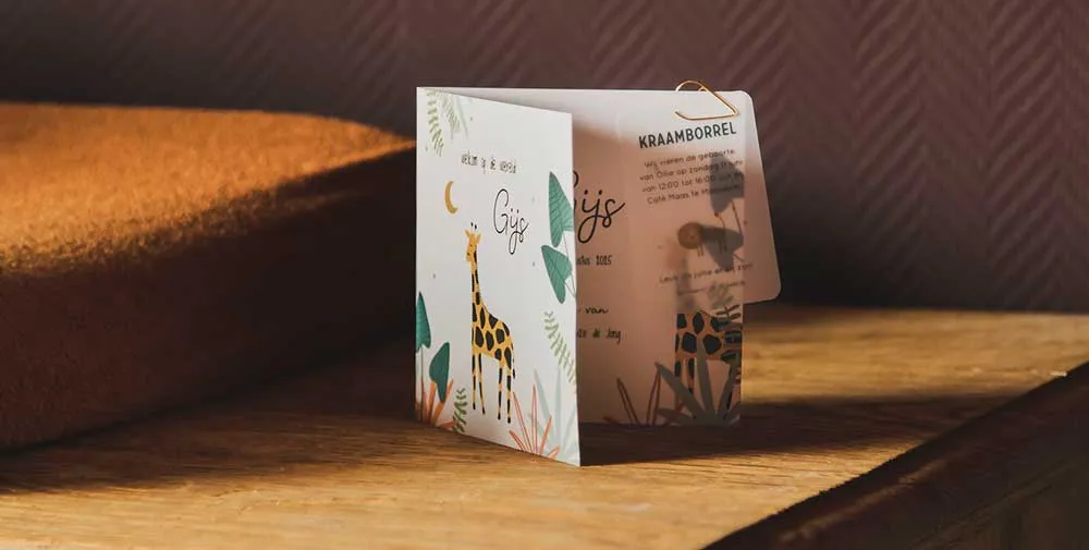 Kraamborrelkaartjes