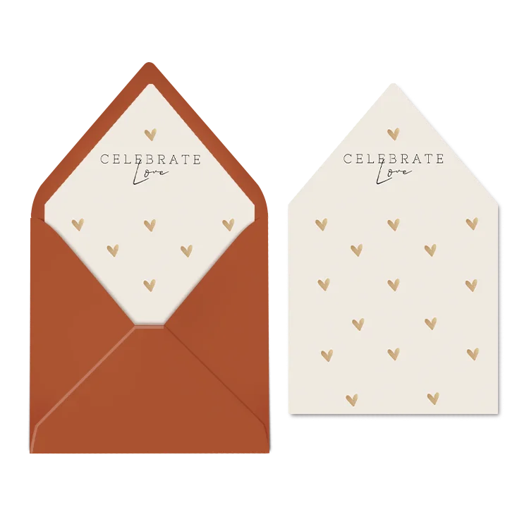 Inlay goudlook hartjes