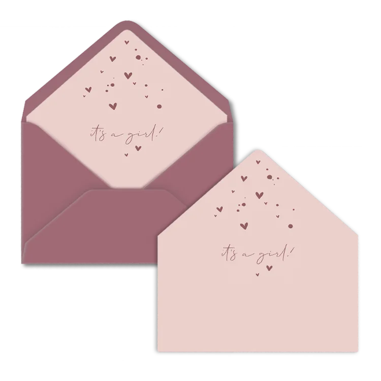 Inlay roze hartjes