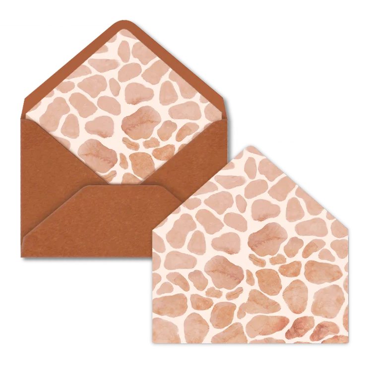 Inlay giraffe print
