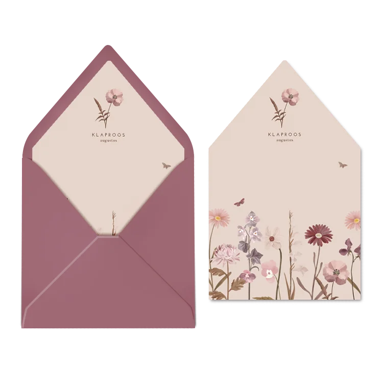 Inlay vintage bloemen
