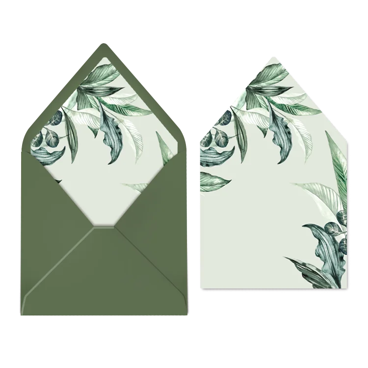 Inlay jungle bladeren