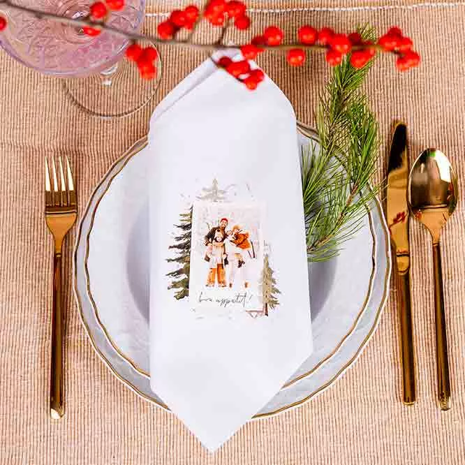 kerst servetten zelf maken