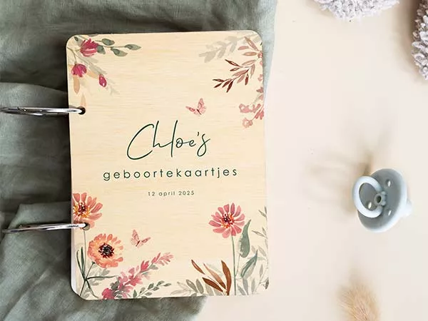 Bewaarbundel geboortekaartjes