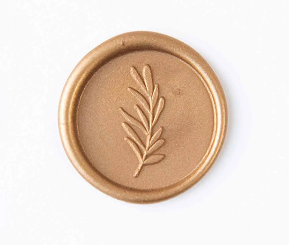 lakzegel antiek goud