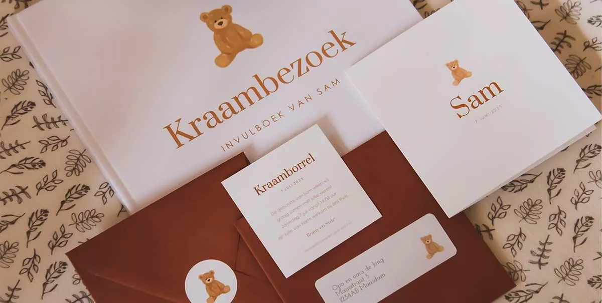 klassieke geboortekaartjes