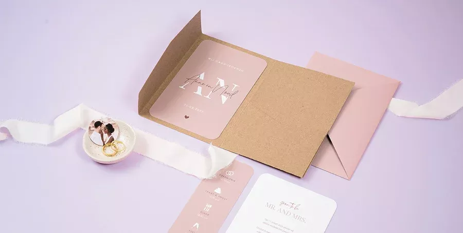trouwkaart pocketfold
