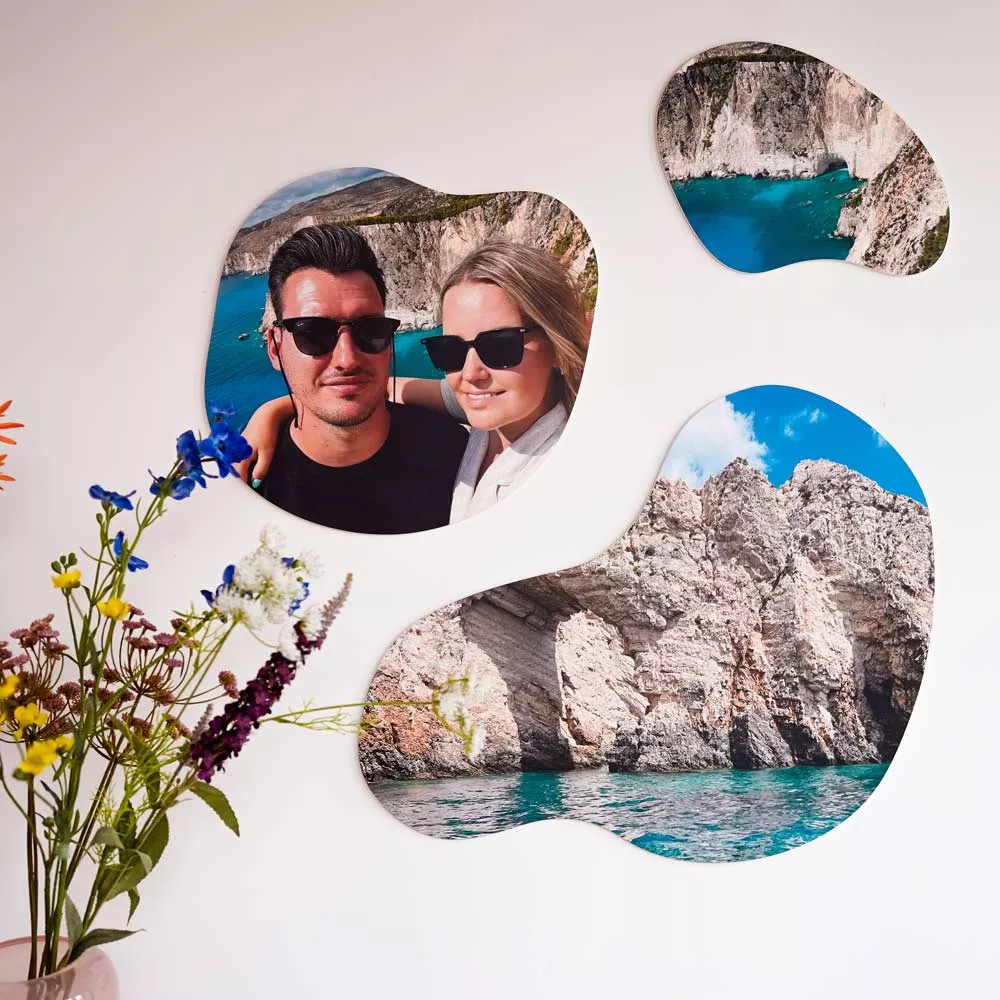 modulaire wanddecoratie met foto