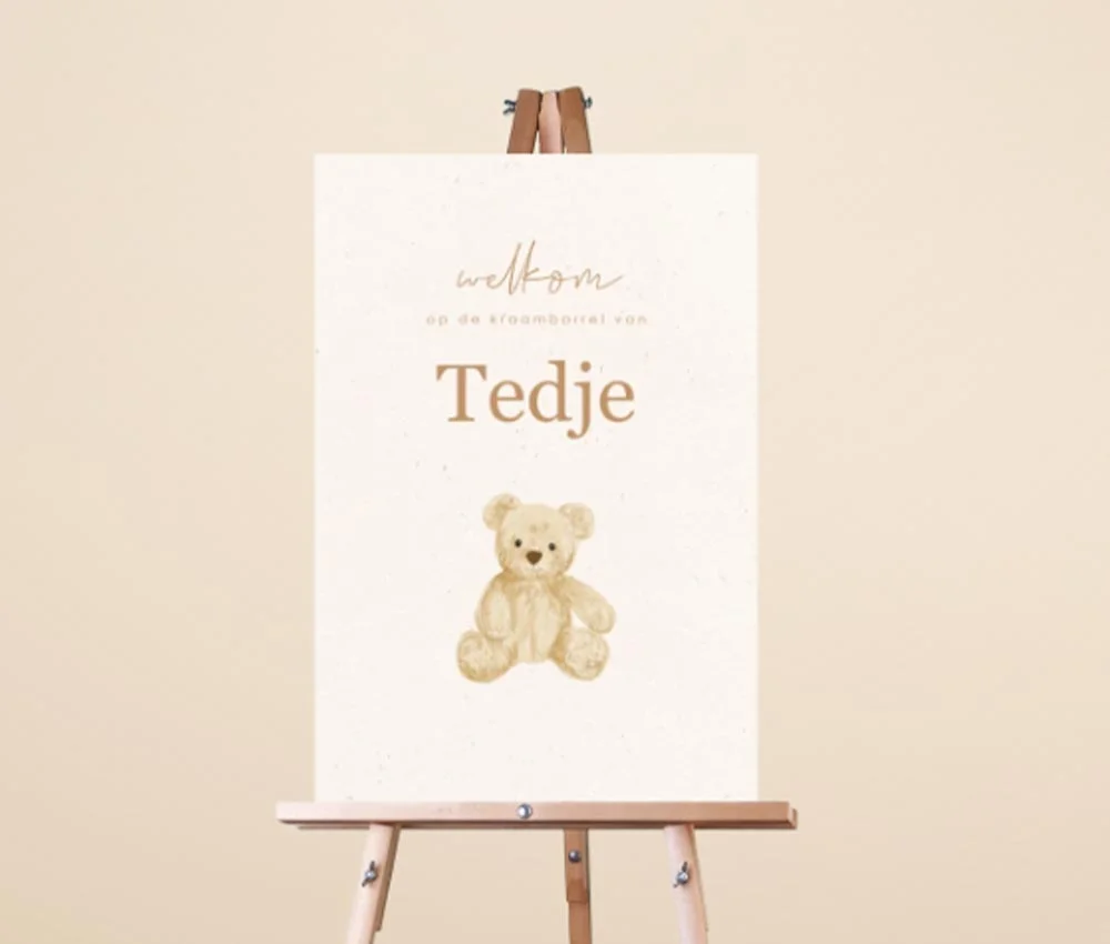 babyshower bord