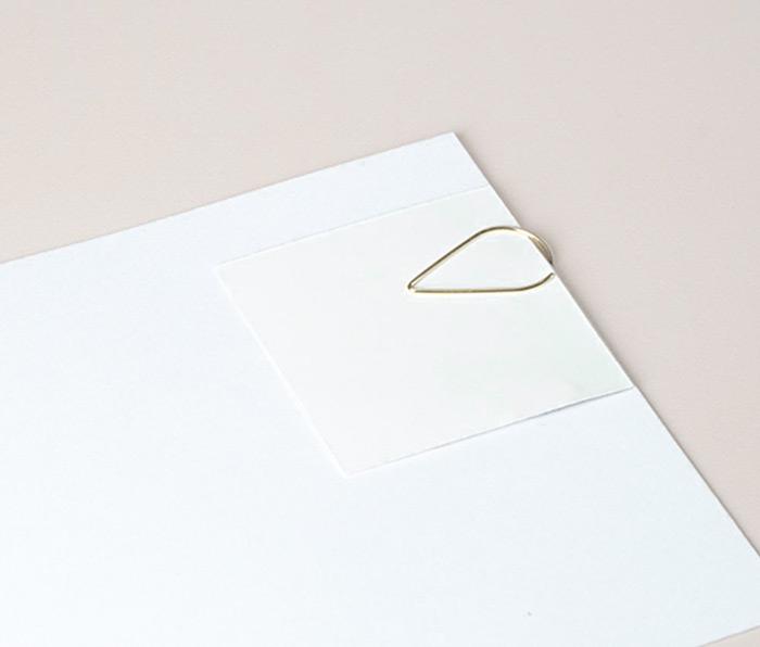gouden paperclip
