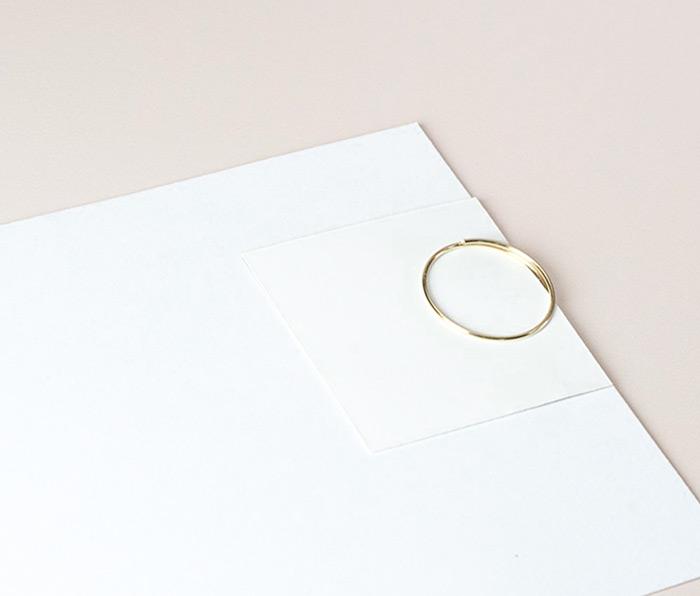 gouden paperclip