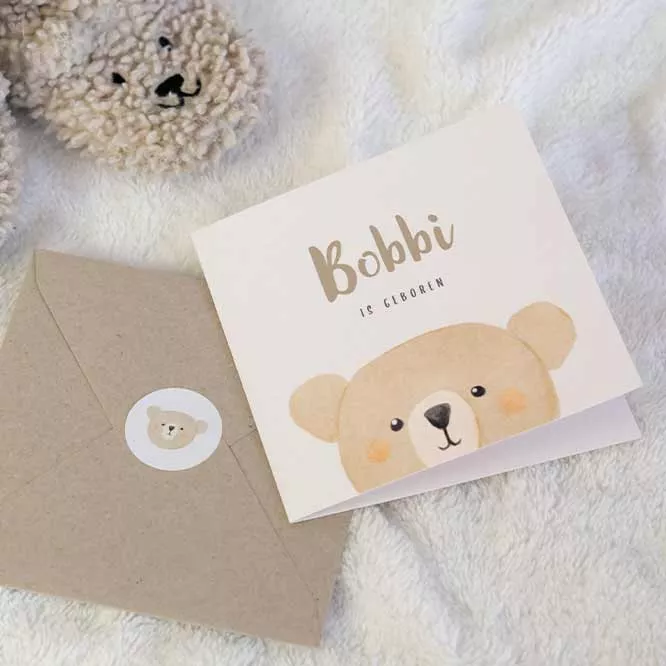 geboortekaartje songtekst teddybeer 