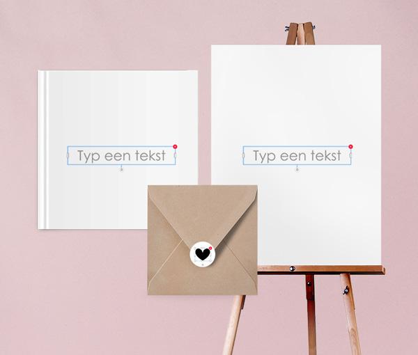 zelf sluitstickers en welkomstborden maken