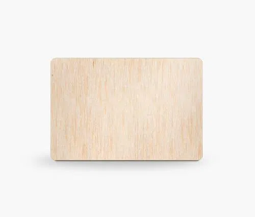 houten kerstkaart zelf maken enkel liggend